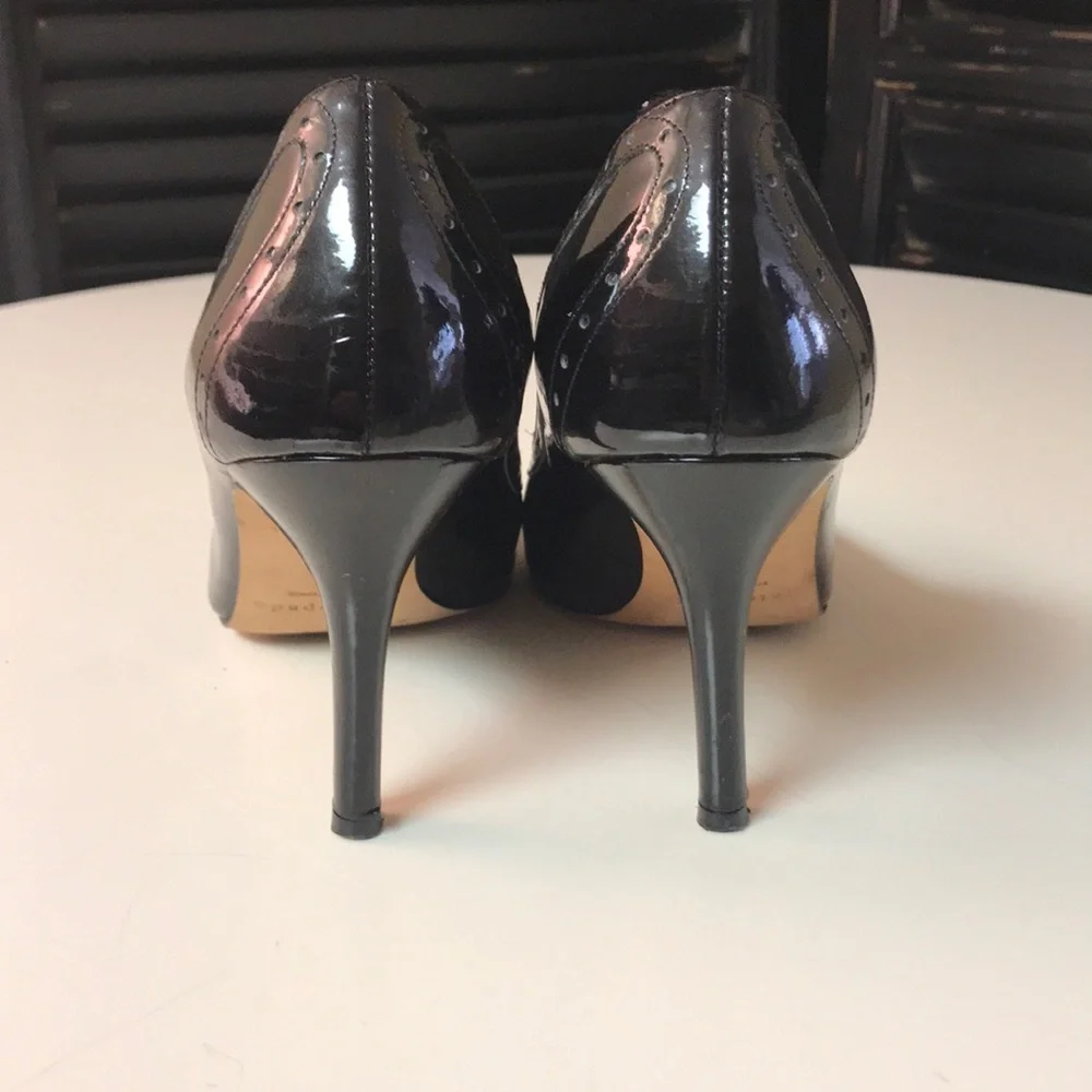 Kate Spade patent leather peep‎ toe heels 7.5 ✨